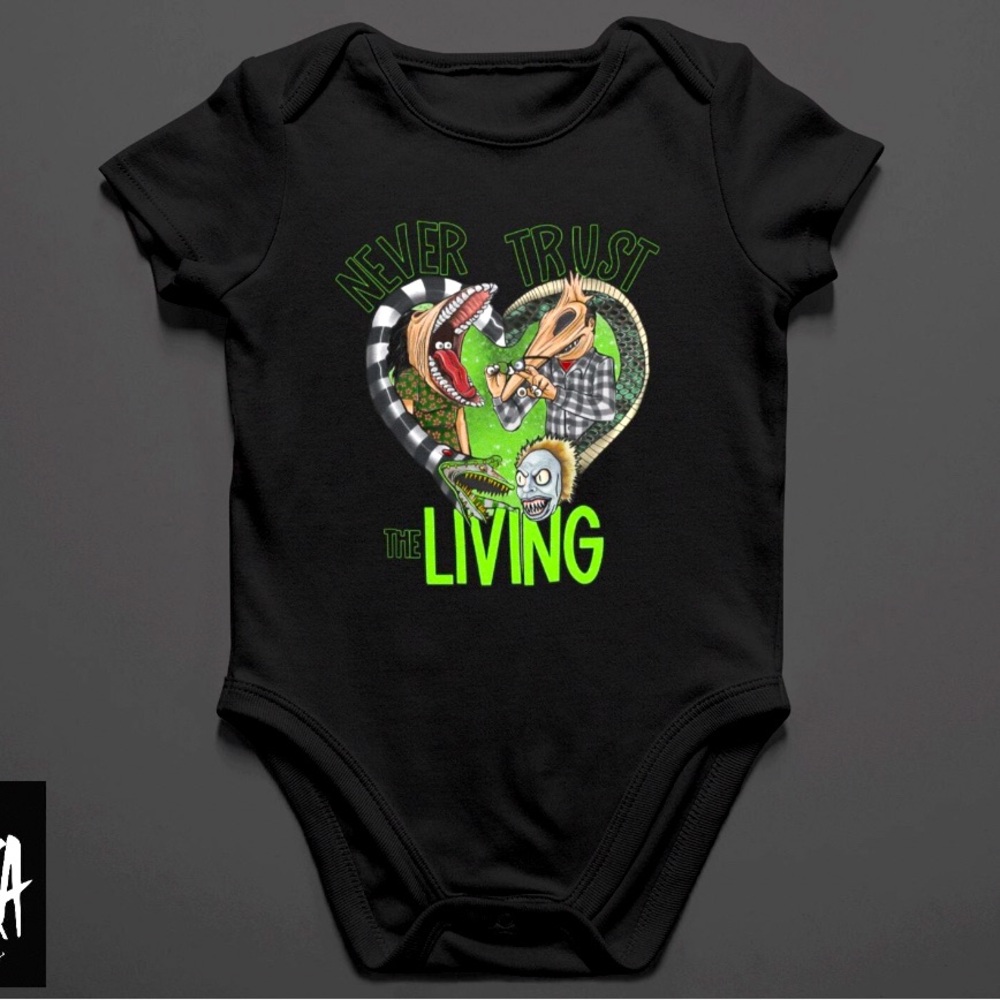 Never Trust the Living Baby Onesie